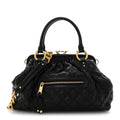 Marc Jacobs Calfskin Quilted Stam Black