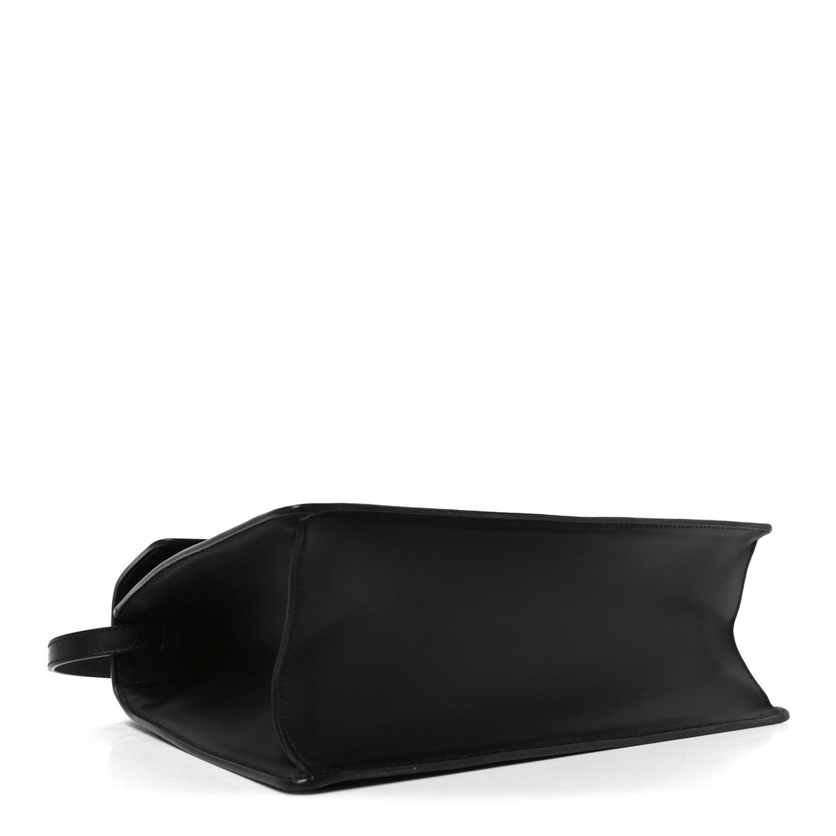 Gucci Calfskin Medium Sylvie Top Handle Bag Black