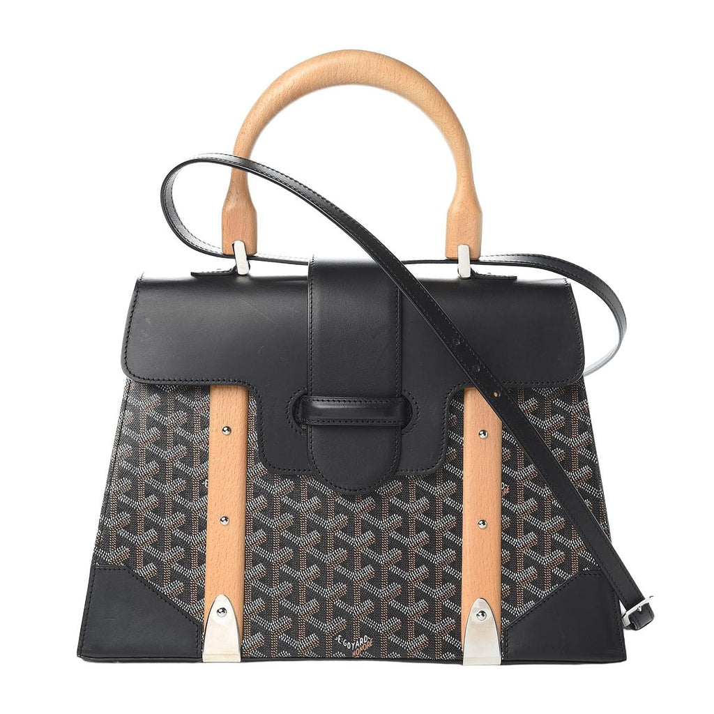 Goyard Saïgon MM Bag in Black Goyardine