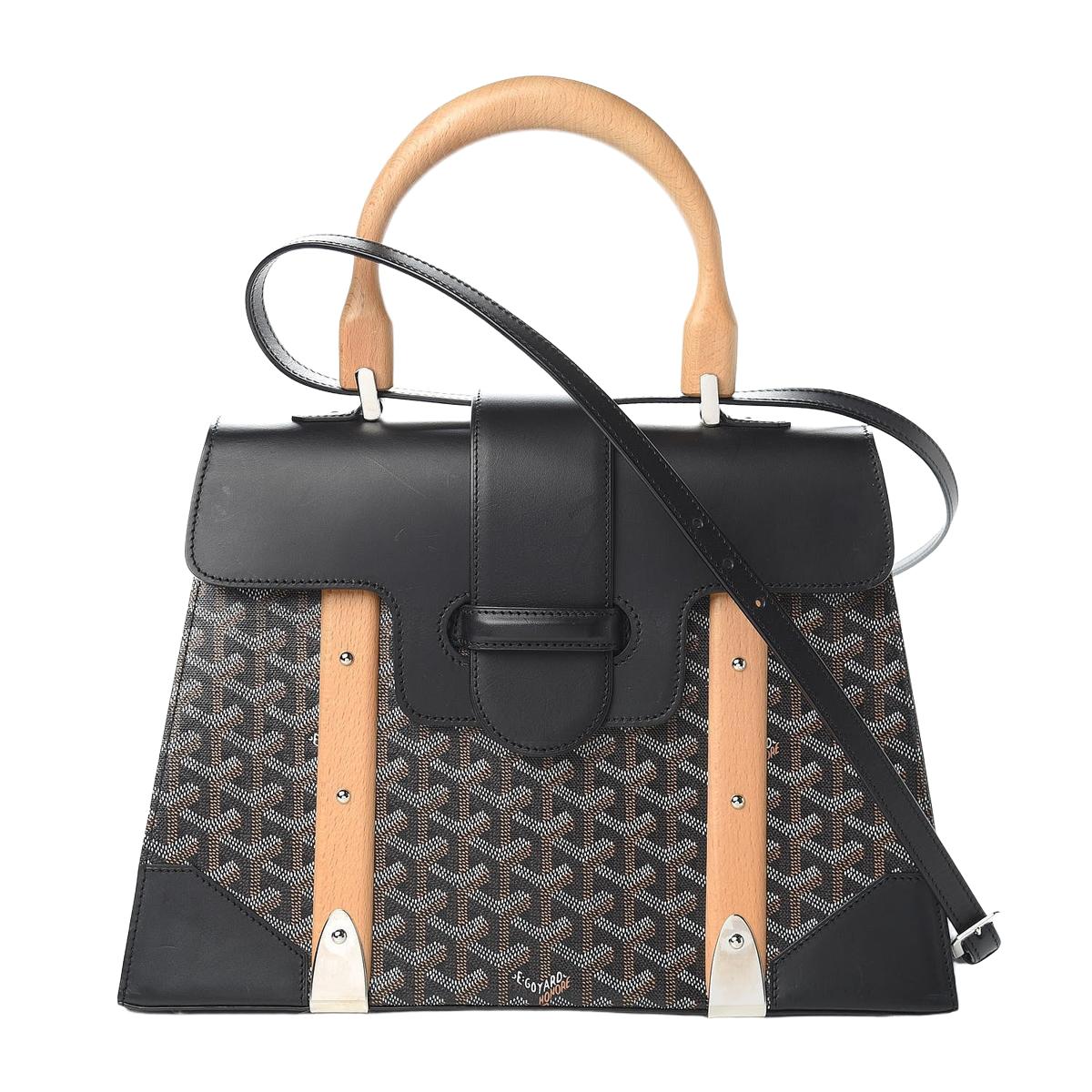 Goyard Saïgon MM Bag in Black Goyardine
