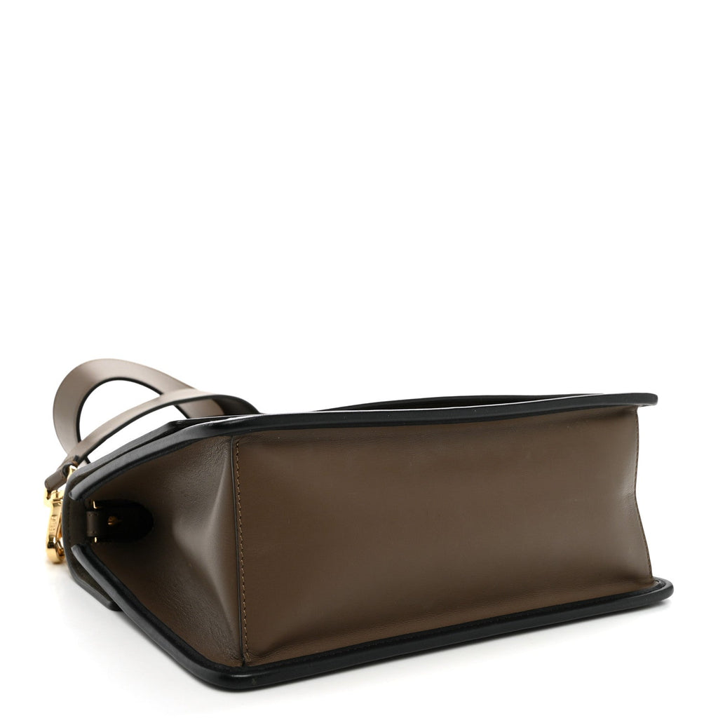 FENDI KAN I F SMALL LEATHER BAG