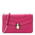 BVLGARI SERPENTI FOREVER CROSSBODY BAG IN PINK CALFSKIN
