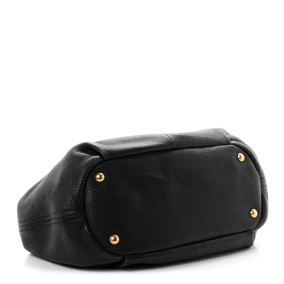 Prada Vitello Daino Tote Black