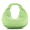 Bottega Veneta Lambskin Intrecciato Padded Mini Jodie Pistachio