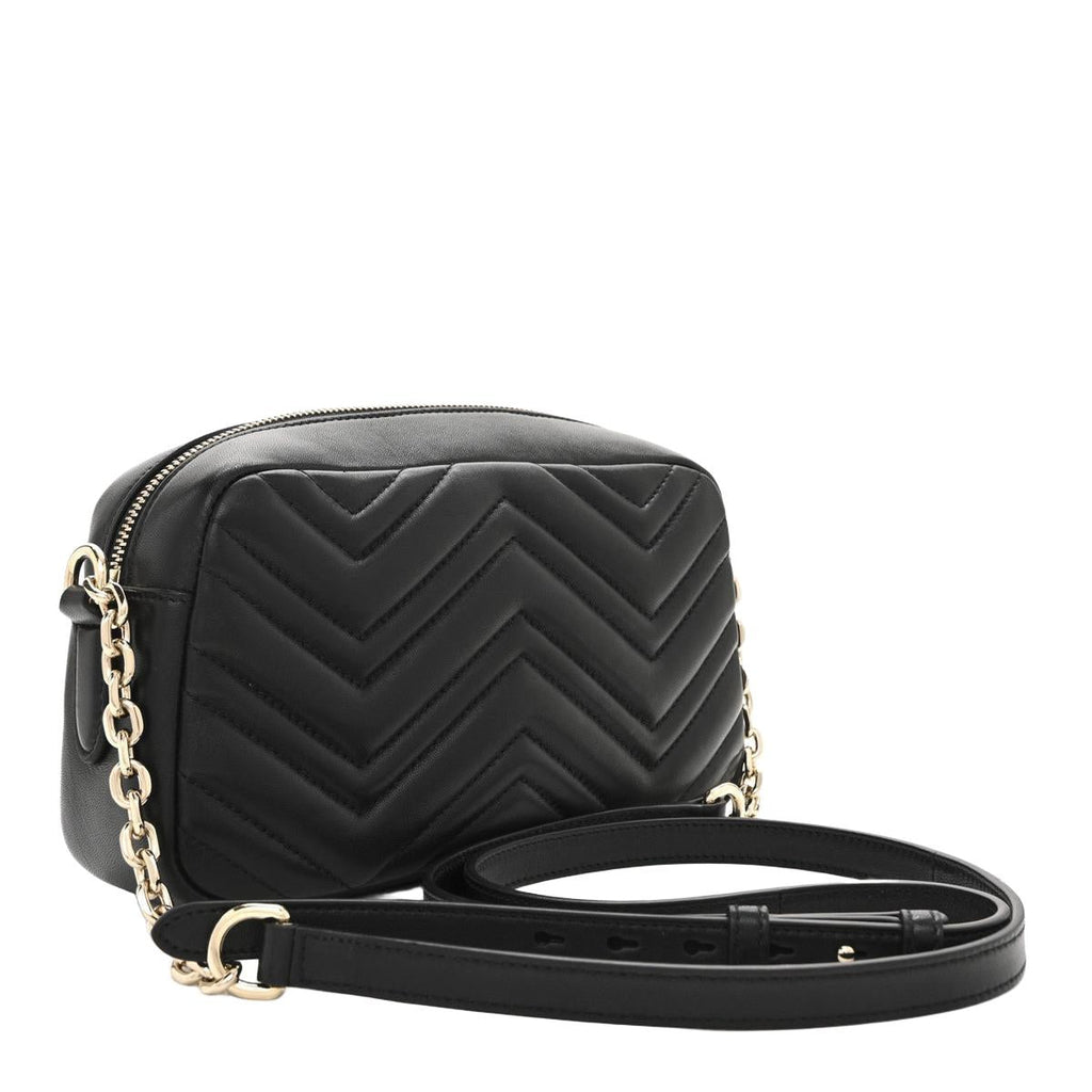 3/4 back view with chain strap