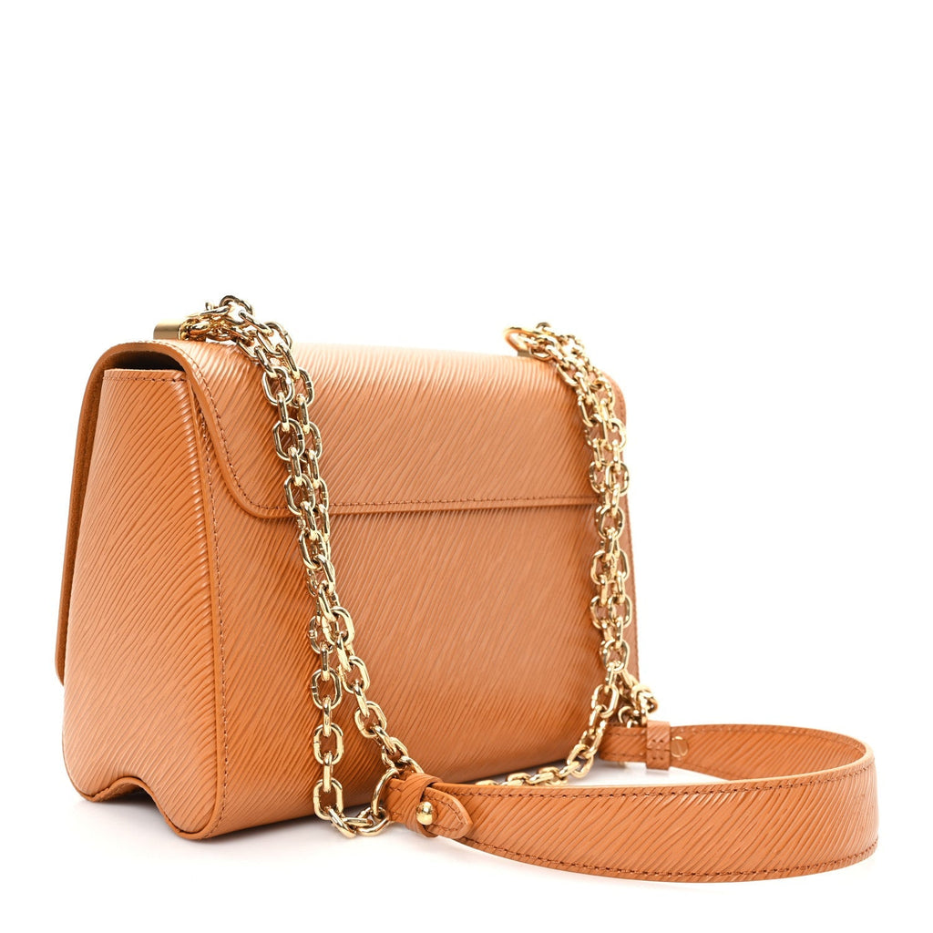 Louis Vuitton Epi Twist Shoulder Bag MM Gold Miel