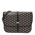 Goyard Belvedere MM Messenger Bag in Black Goyardine
