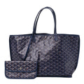 Goyard Goyardine Reversible Anjou PM Navy