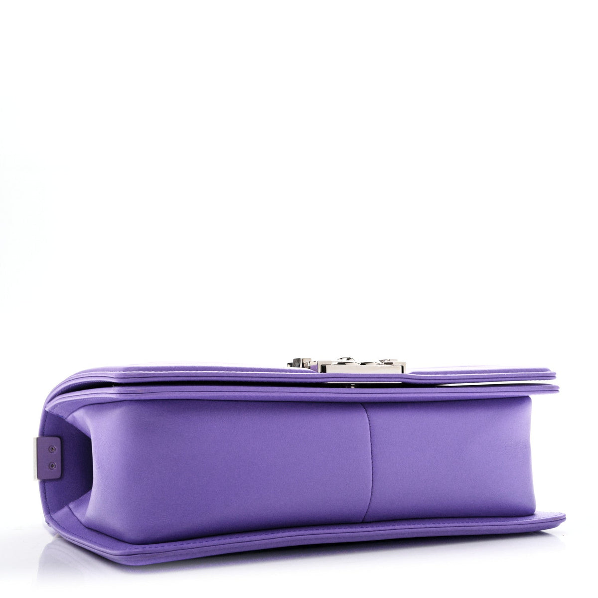 Chanel Calfskin Quilted Medium Boy Flap Purple
