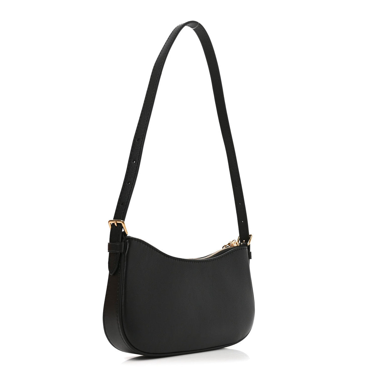 Louis Vuitton Calfskin LV Bloom Pochette Black