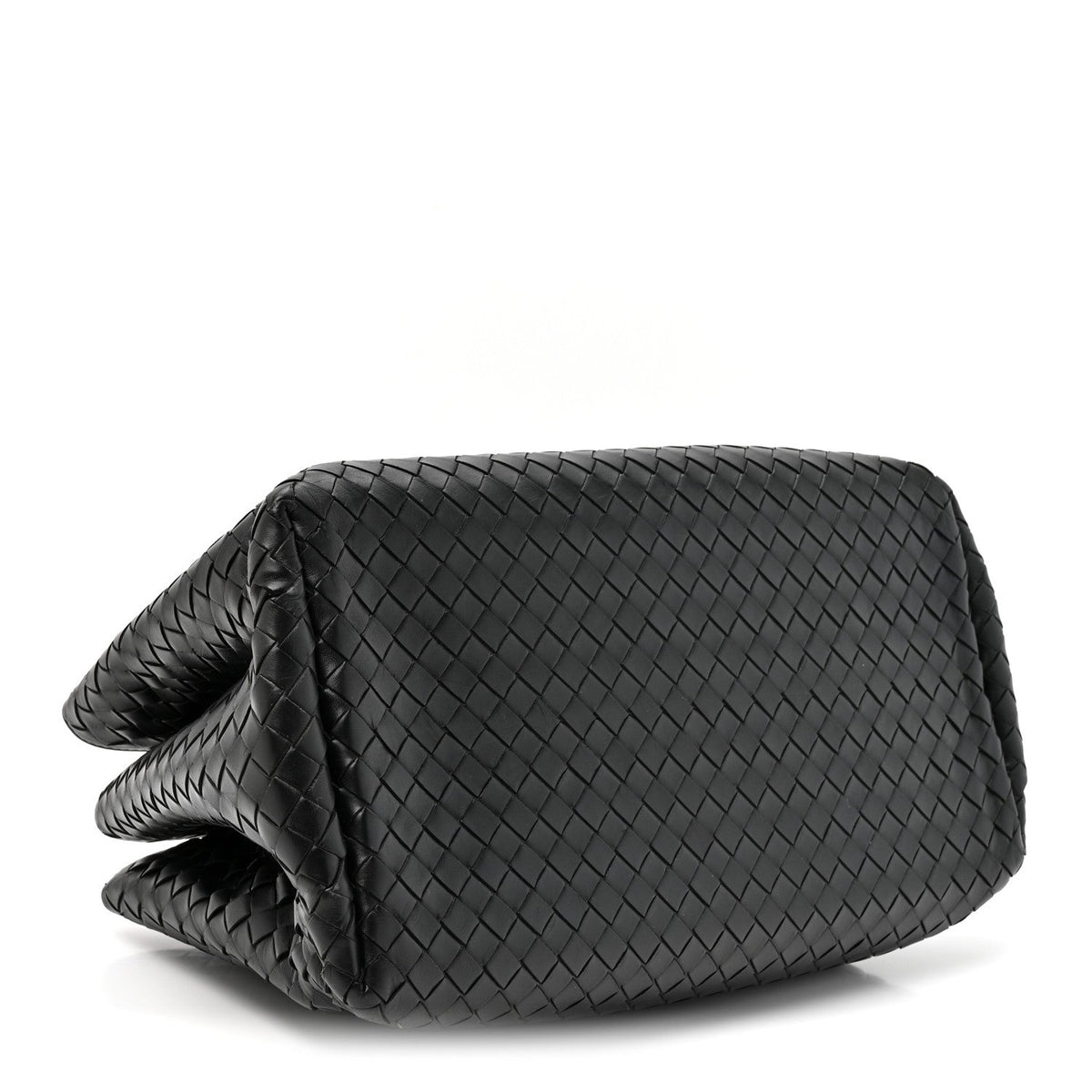 Bottega Veneta Small Intrecciato Small Roma Tote Black