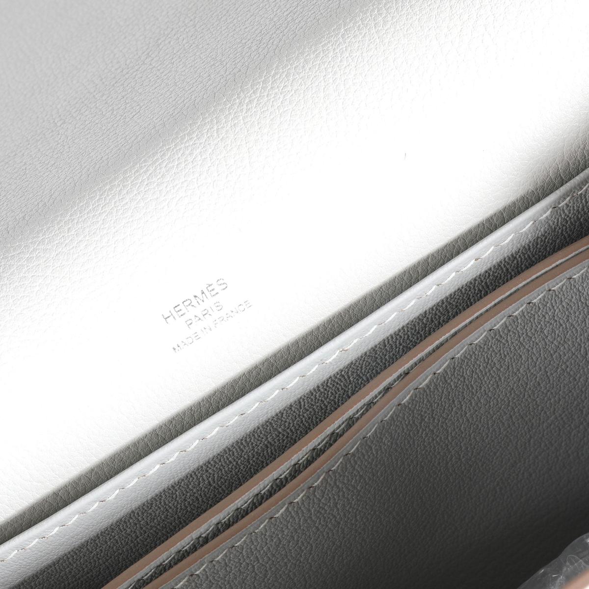 Hermès Roulis 23 Etoupe Evercolor side view