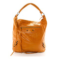 Balenciaga Agneau Classic Hardware Day Hobo Marigold