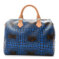 Louis Vuitton Monogram Kusama Town Speedy 30 Blue