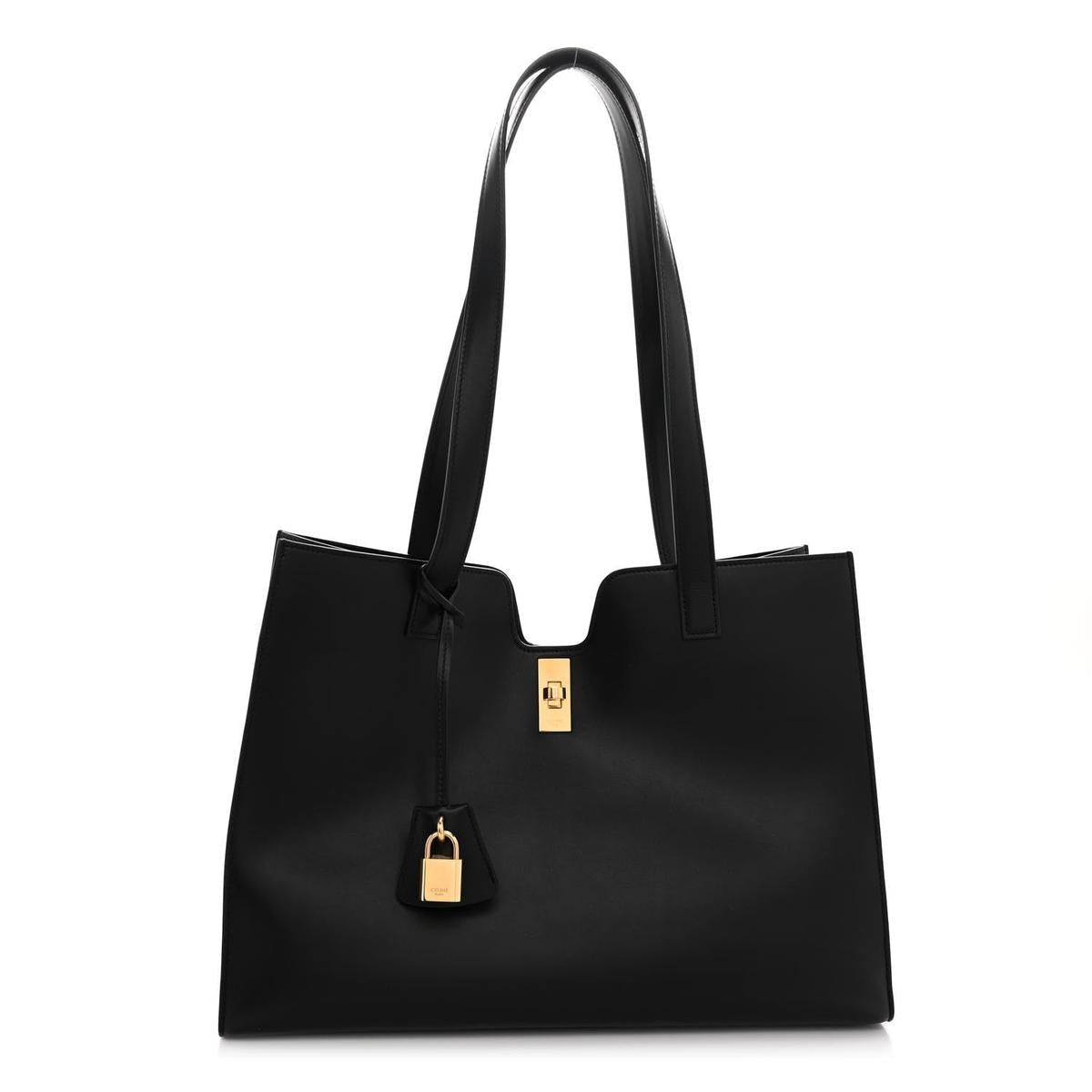CELINE SOFT 16 TOTE IN CALFSKIN - FRONT VIEW
