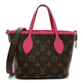 Louis Vuitton Monogram Neverfull Inside Out Bandouliere BB Rose Pondichery
