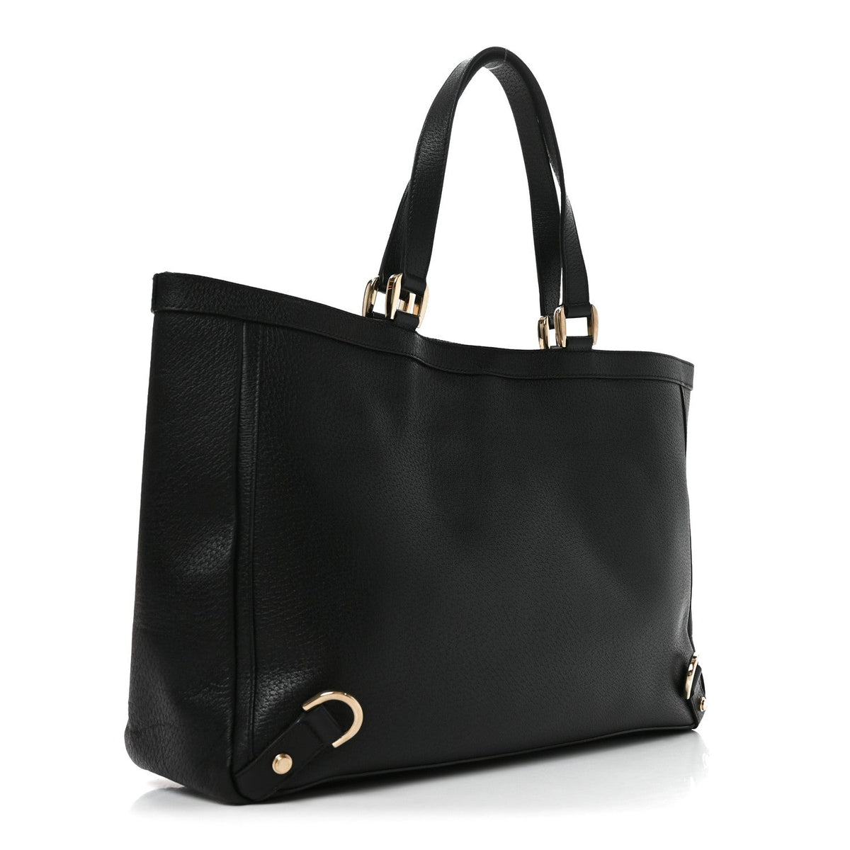 Gucci Calfskin Large Abbey Tote Black