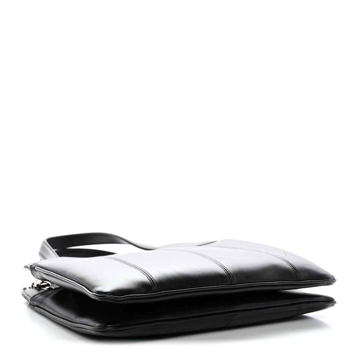 Gucci Calfskin Petite GG Small Tote Bag Black