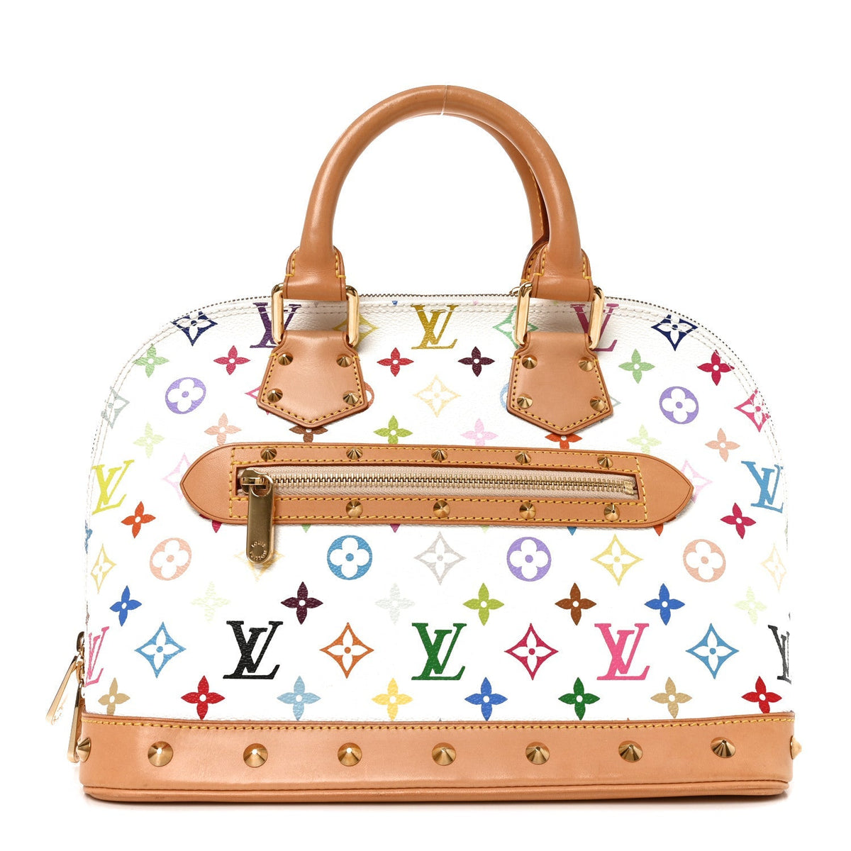 Louis Vuitton Monogram Multicolor Alma White