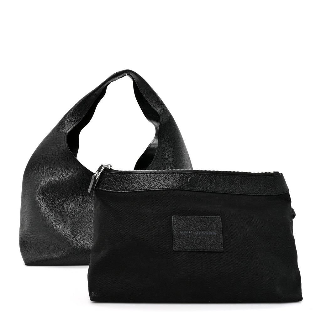 Marc Jacobs Grained Calfskin Medium The Sack Bag Black