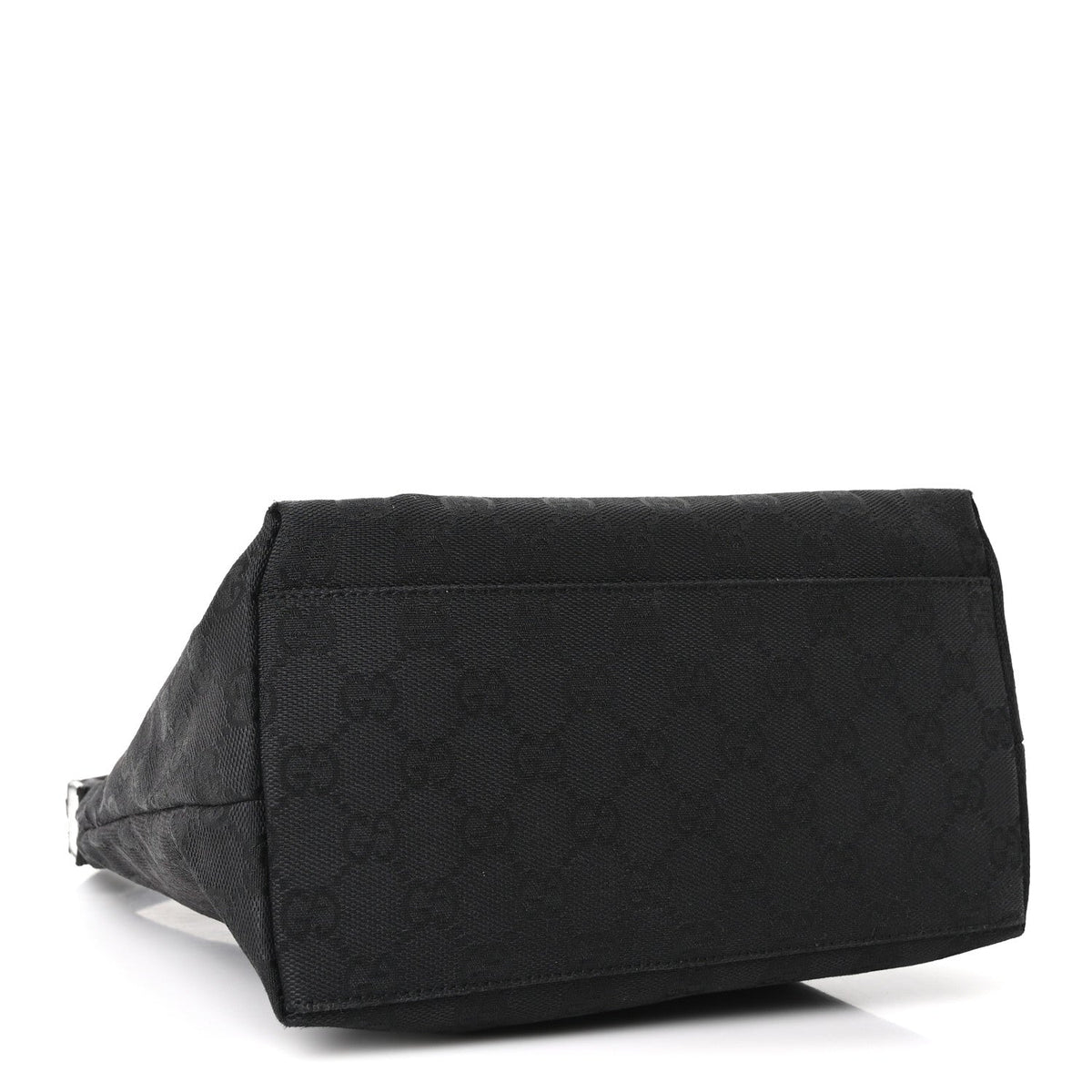 Gucci Nylon Monogram Small Hobo Black