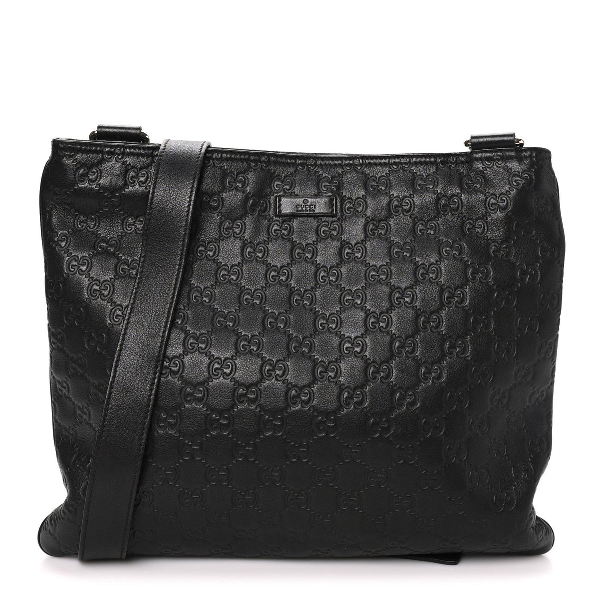 Gucci Guccissima Leather Messenger Bag
