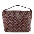Goyard Goyardine Fidji Zip Hobo Burgundy