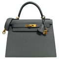 Hermès Kelly 28 Vert Amande Epsom front view