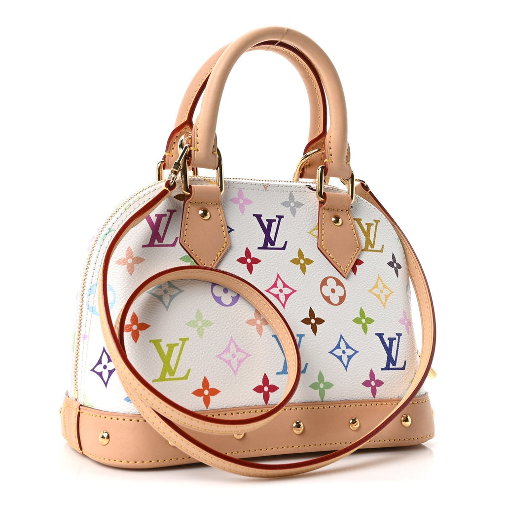 Louis Vuitton LV x TM Monogram Multicolor Alma BB White