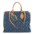 Louis Vuitton Monogram Denim Onthego MM Blue