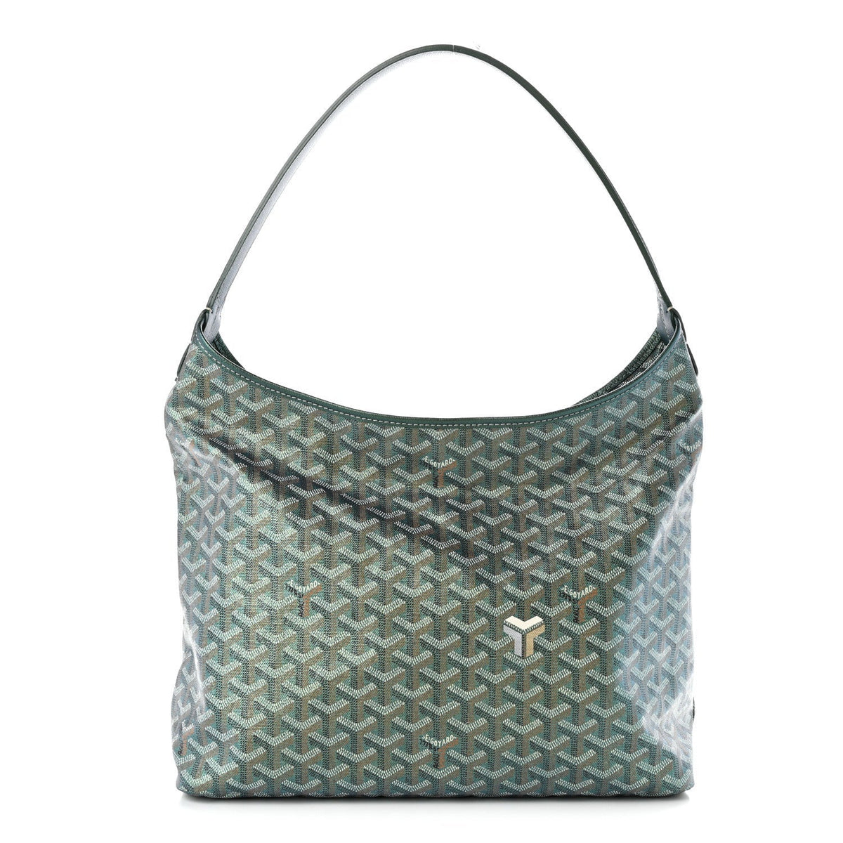 Goyard Iridescent Goyardine Boheme Hobo Pearly Green