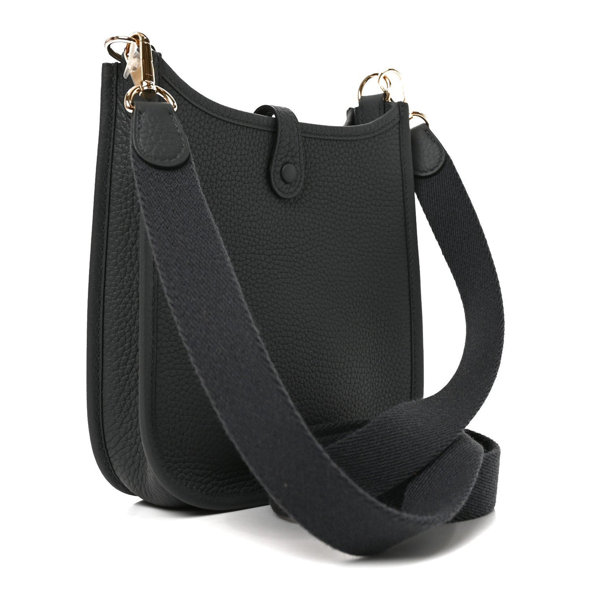 Hermès Taurillon Clemence Evelyne TPM Gris Misty