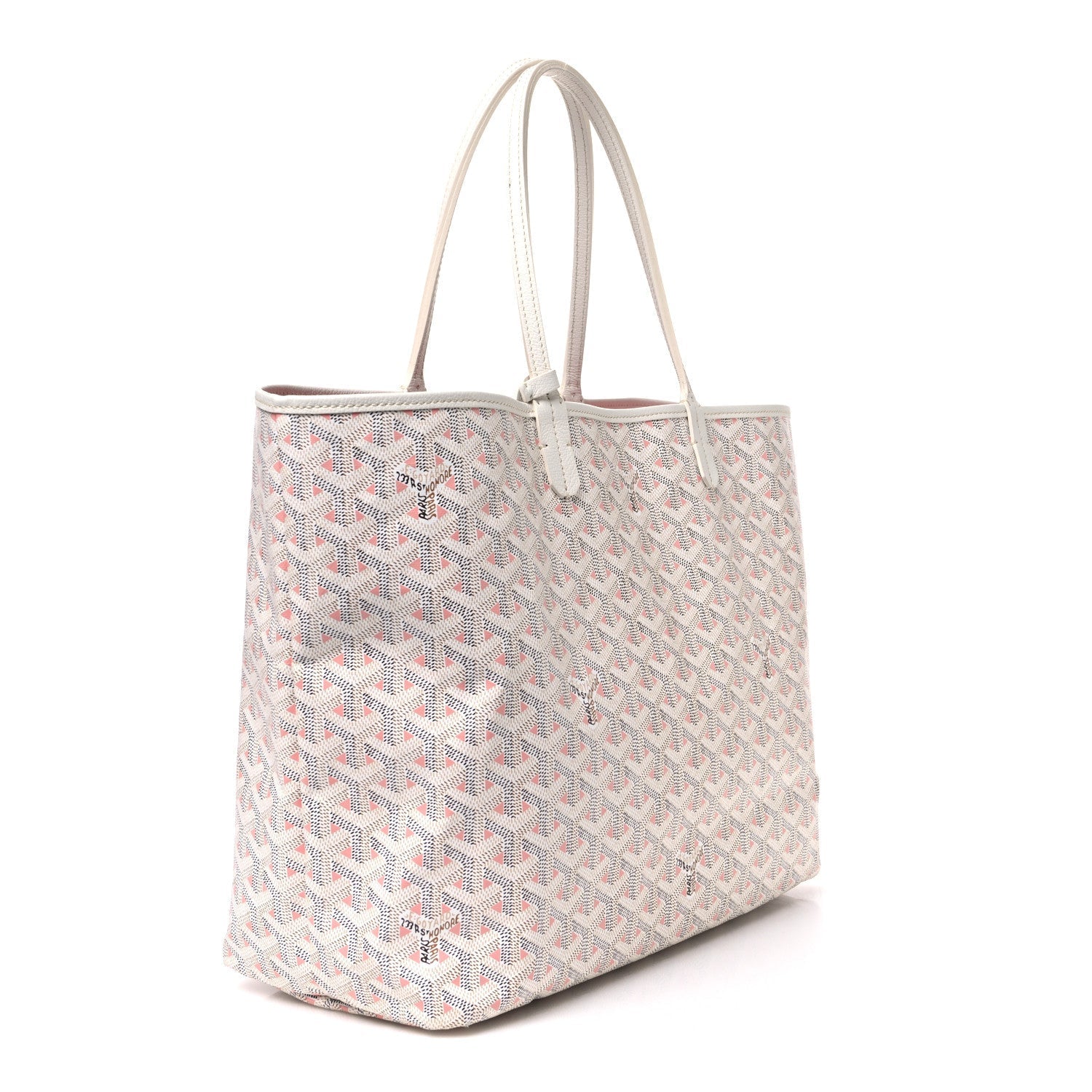 Goyard Saint Louis Claire Voie PM White Pink
