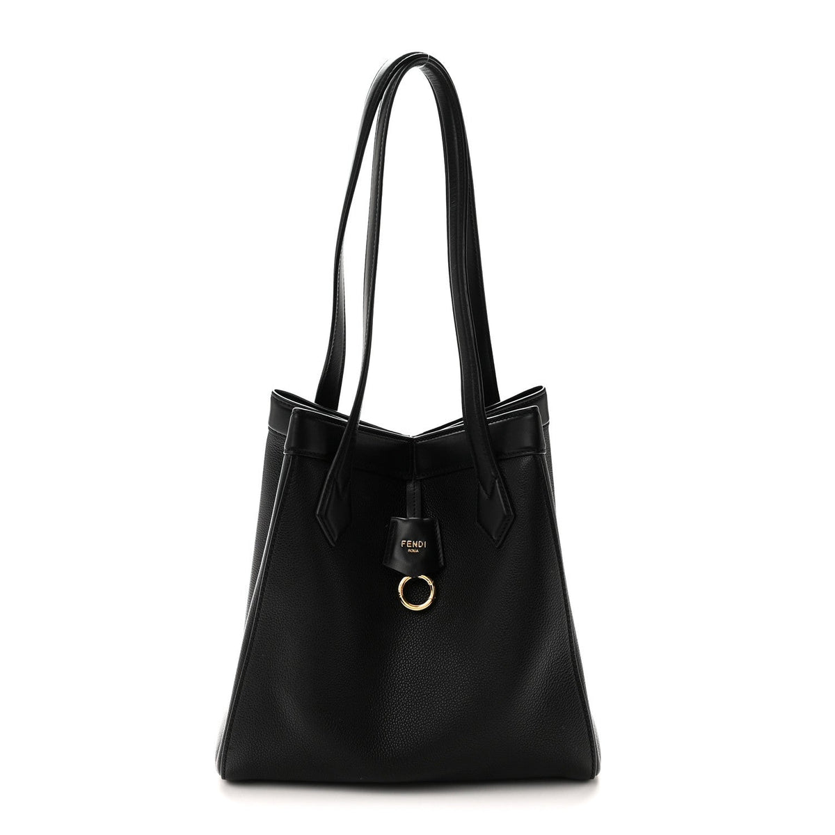 Fendi Vitello Cher Grace Medium Fendi Origami Black
