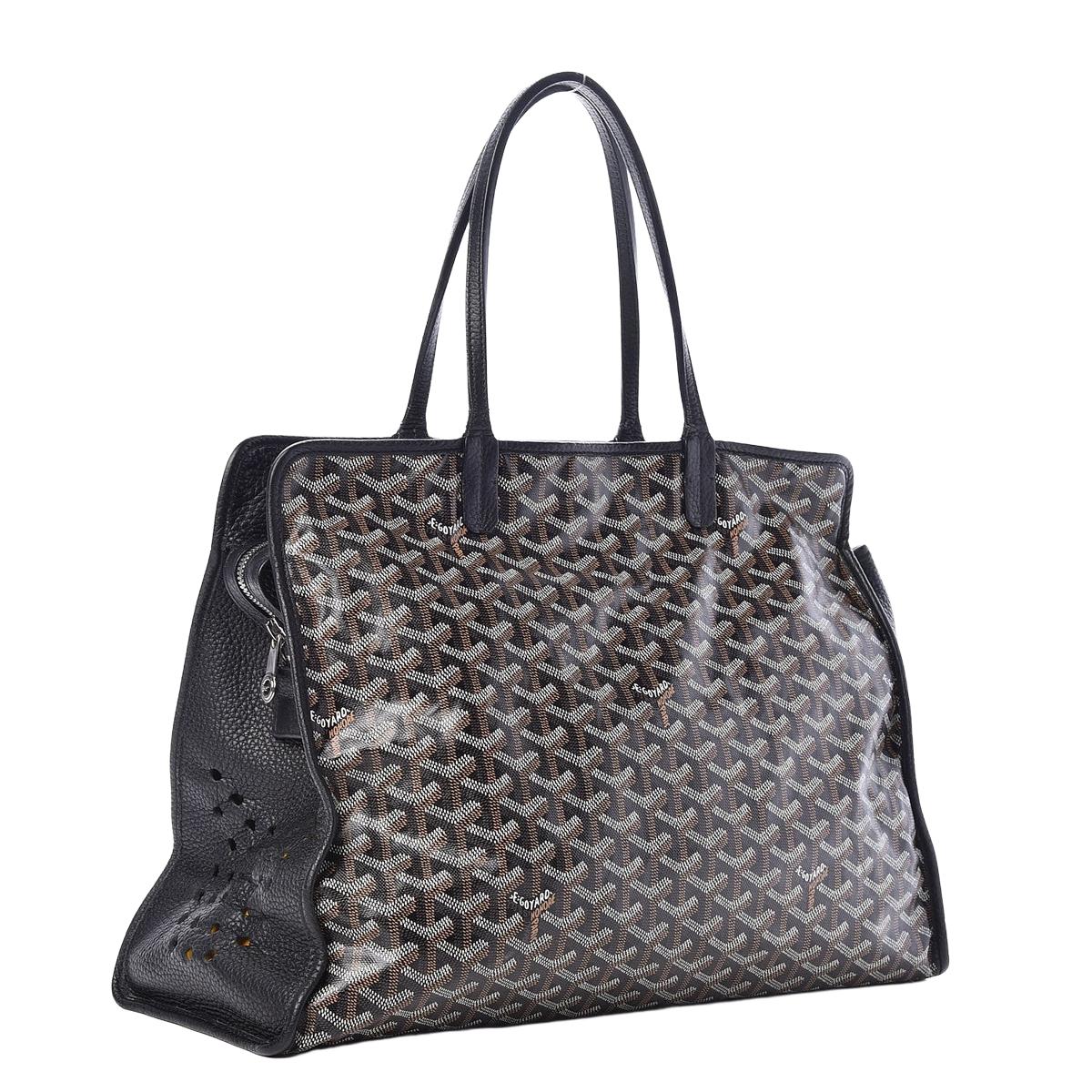 Goyard Hardy PM Bag in Black Goyardine
