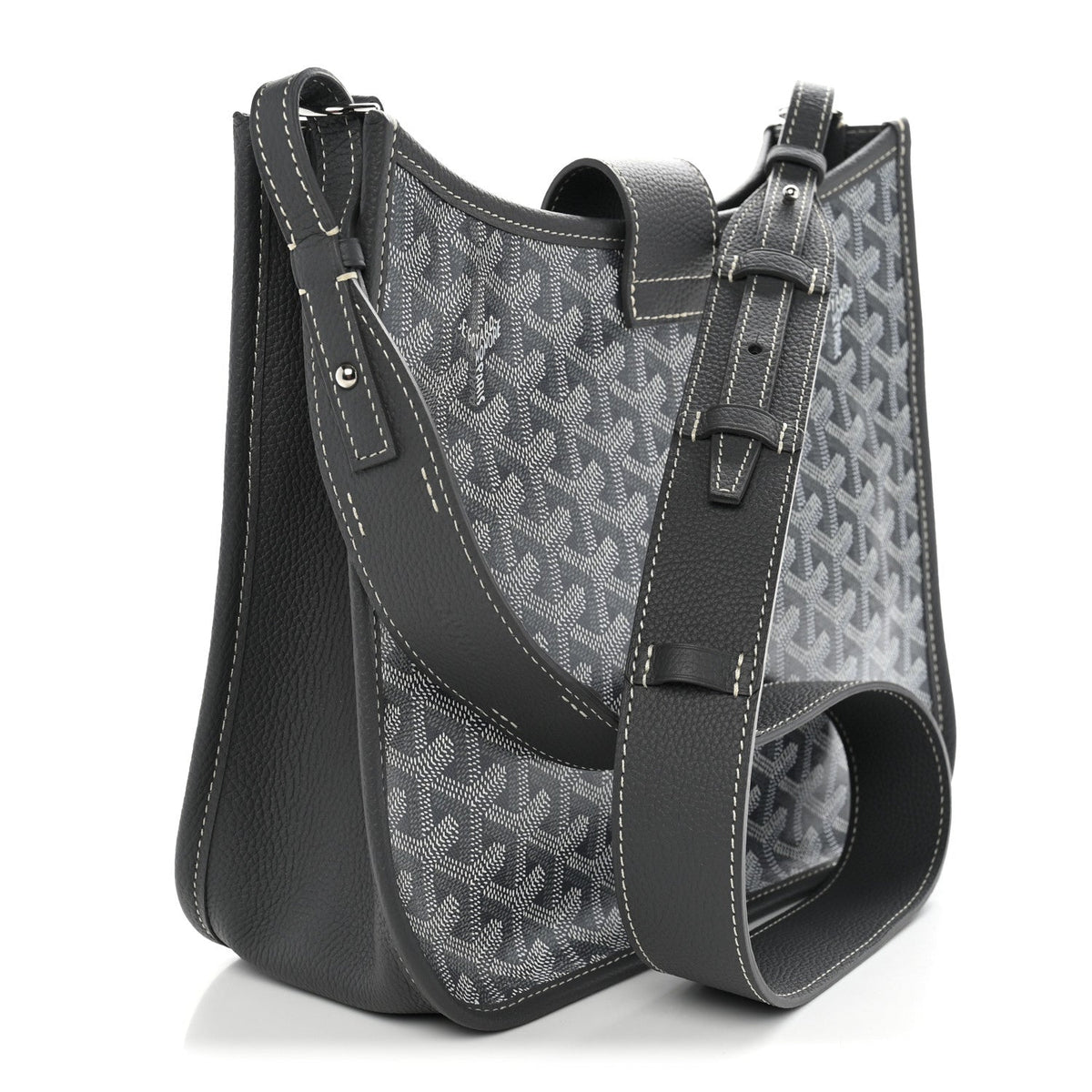 Goyard Goyardine Musette PM Bag Grey