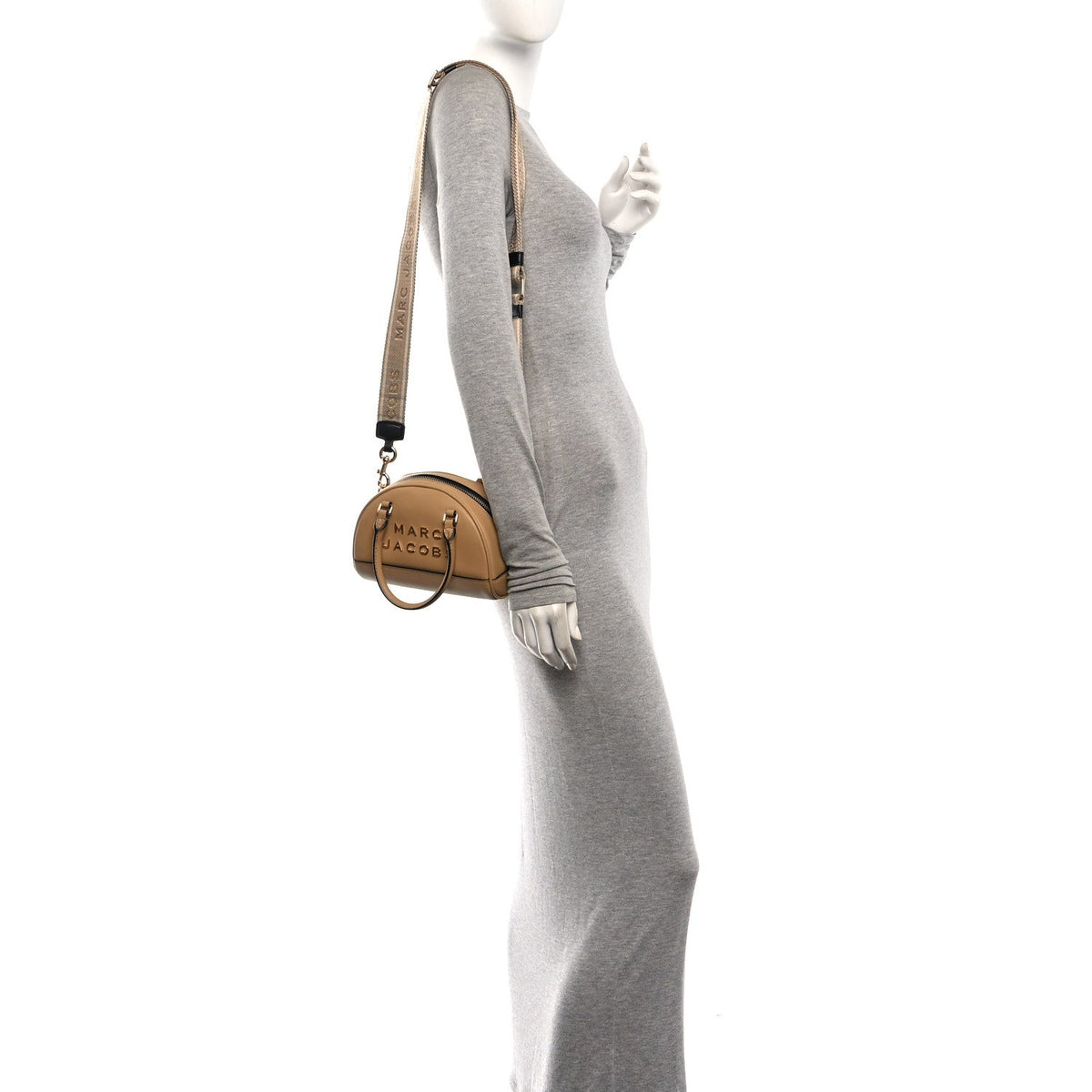 Marc Jacobs Calfskin Bowling Bag Iced Coffee