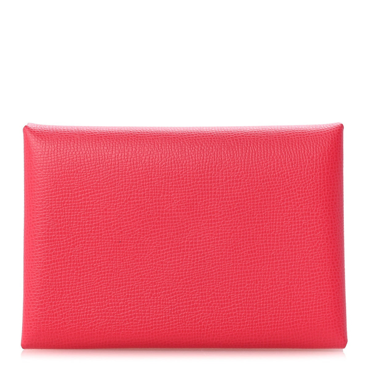 Hermès Epsom Calvi Duo Card Case Framboise