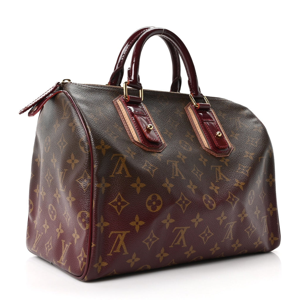 Louis Vuitton Monogram Mirage Speedy 30 Bordeaux