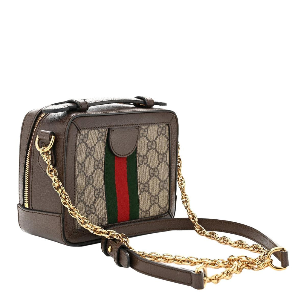 Gucci Ophidia Mini camera bag GG Supreme back view