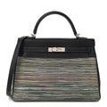 Hermès Taurillon Clemence Vibrato Kelly Retourne 32 Bleu Indigo