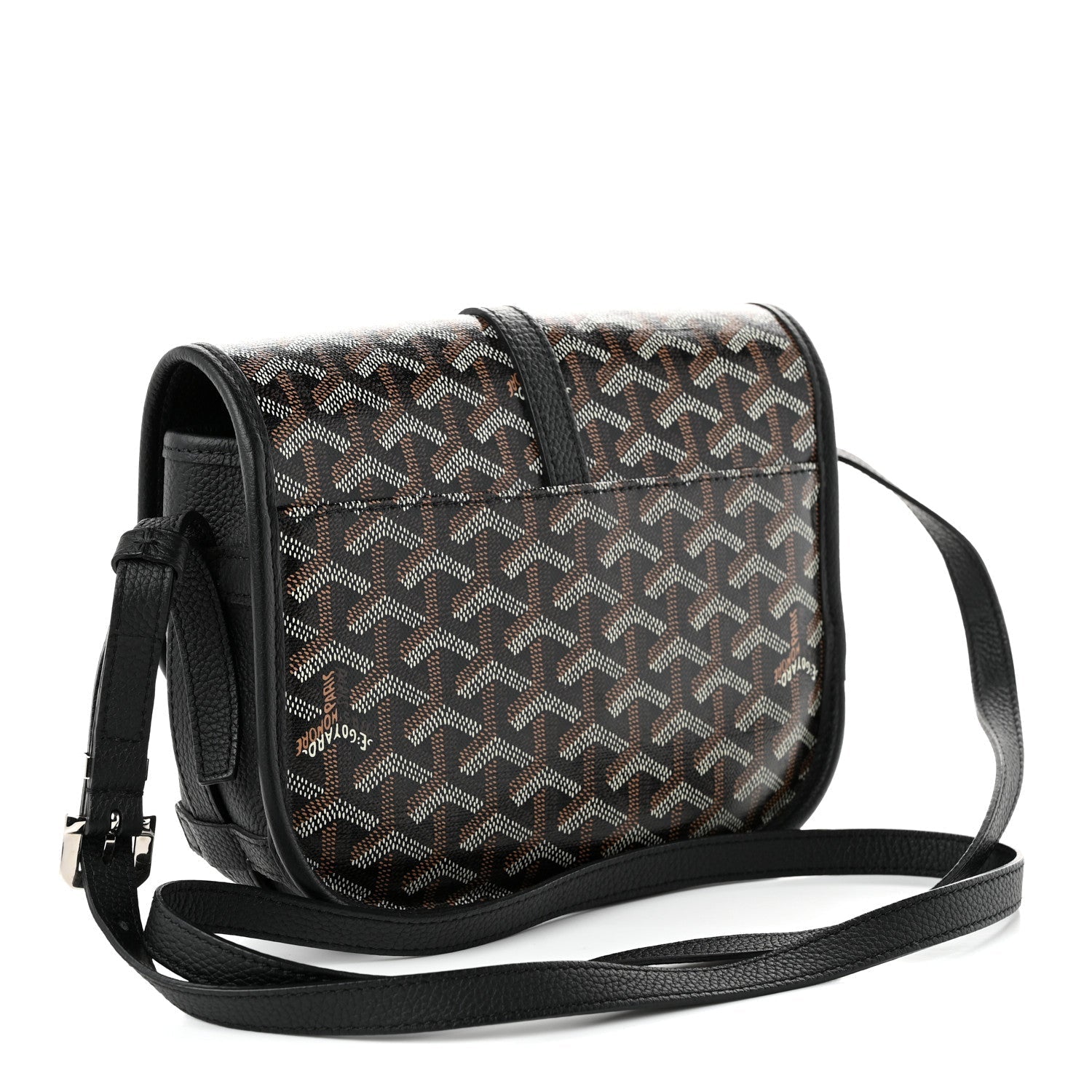 Goyard Belvedere PM Messenger Bag in Black Goyardine
