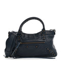Balenciaga Agneau Classic Hardware First Bleu Obscur
