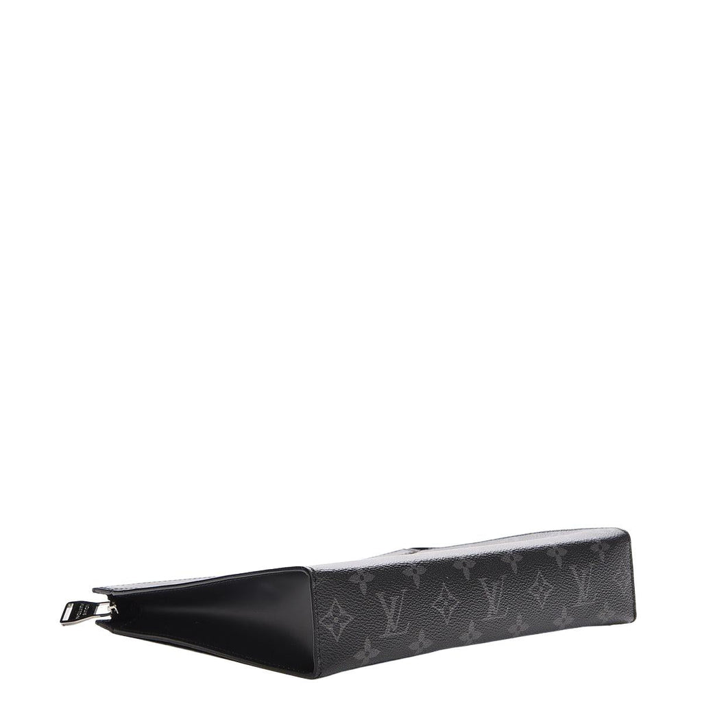 Louis Vuitton Pochette Voyage MM Monogram Eclipse side view