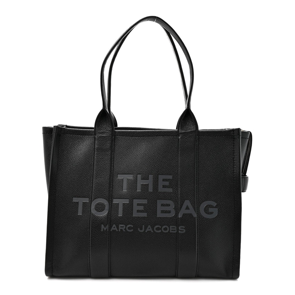 Marc Jacobs Grained Calfskin Large The Tote Bag Black