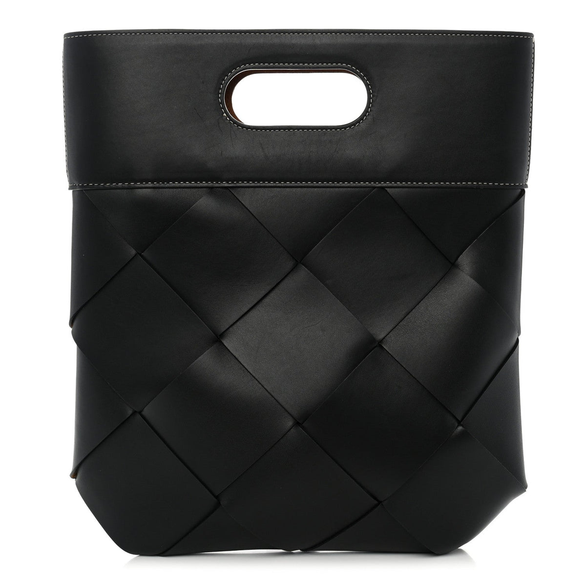 Bottega Veneta French Calfskin Small Slip Tote Black