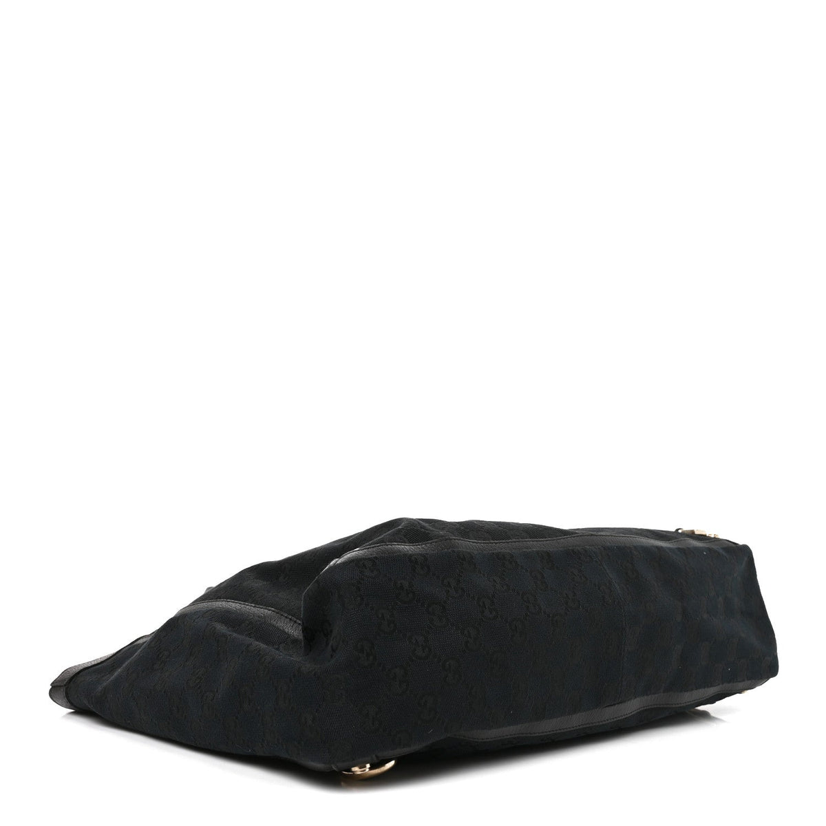Gucci Monogram Large Abbey Tote Black