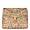 Bvlgari Serpenti Forever Day-to-Night Crossbody Bag Gold Multicolor front view