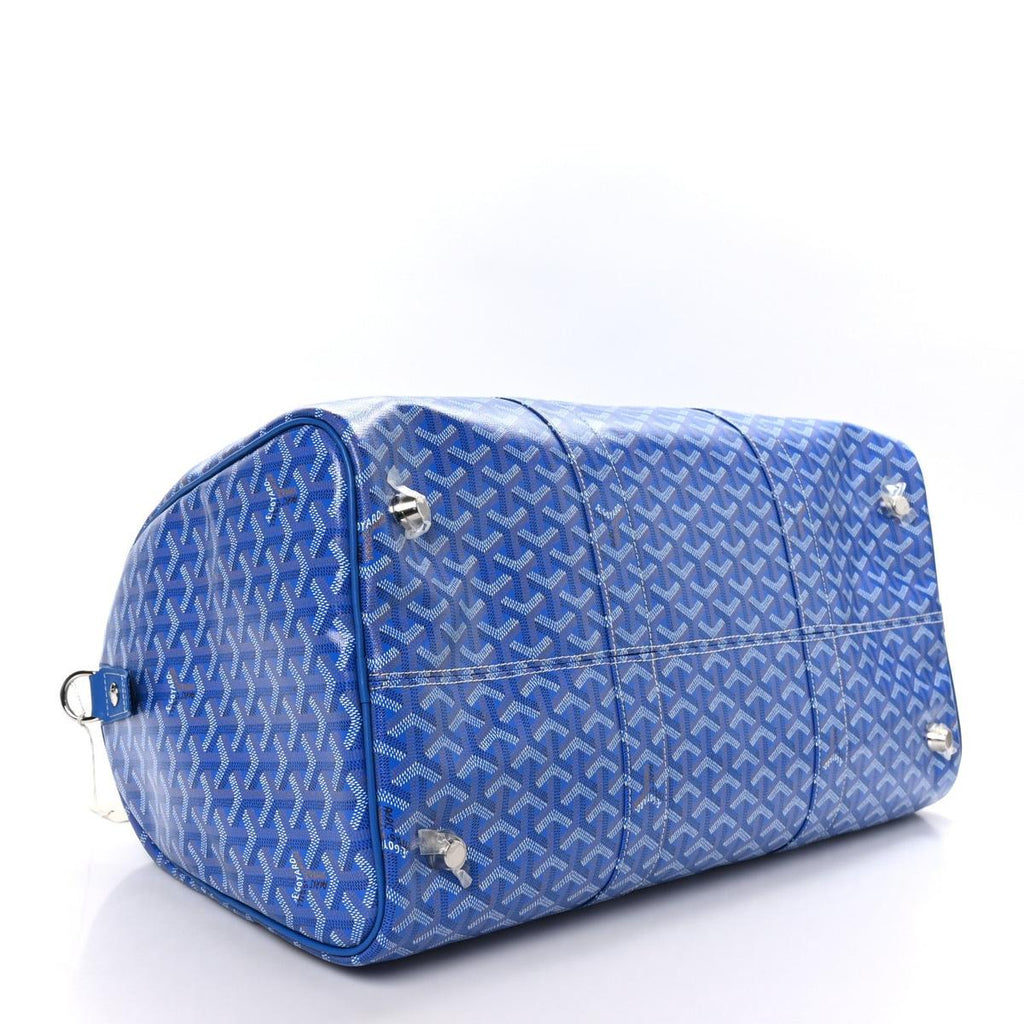 Goyard Croisiere 35 Bleu Ciel - Side profile view