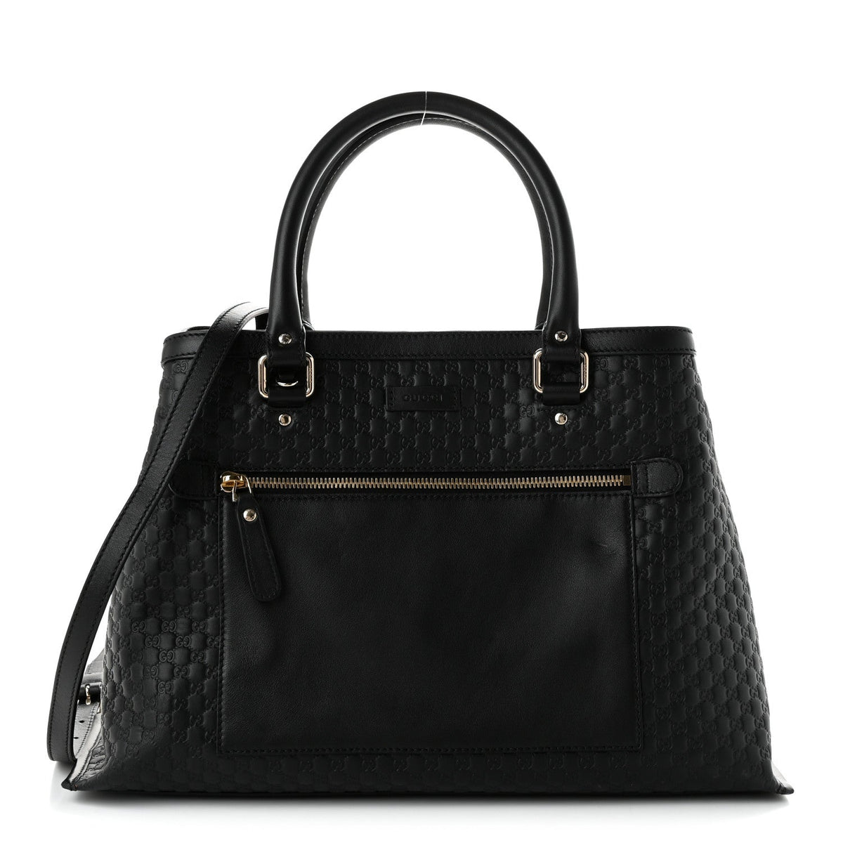 Gucci Soft Microguccissima Medium Tote Black